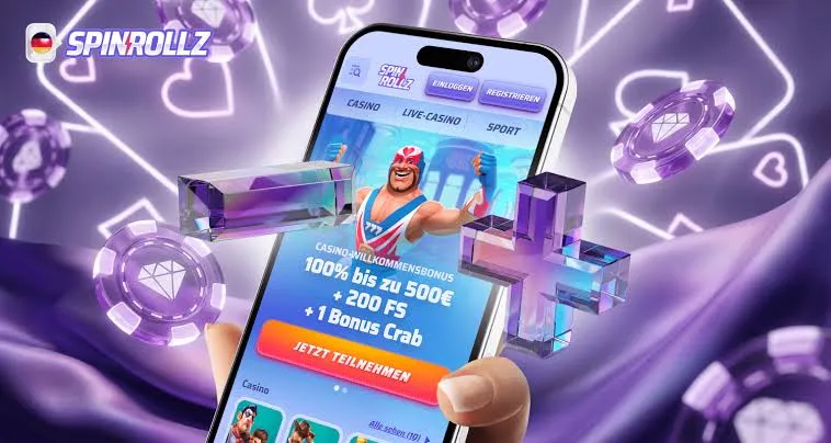 Spinrollz Casino App-Screenshot
